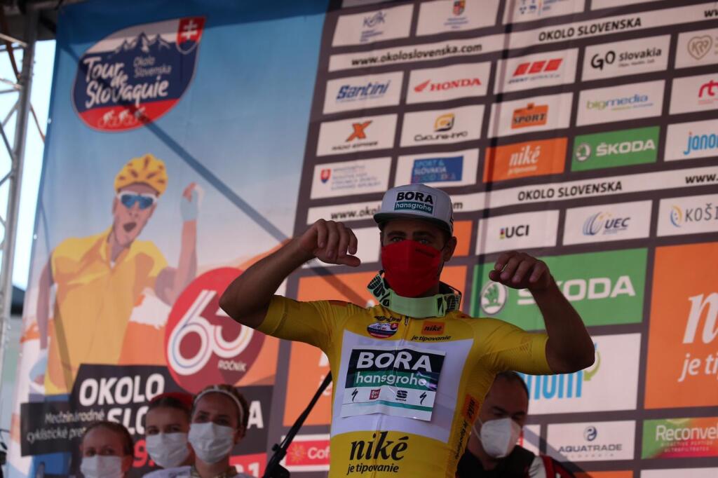 Peter Sagan počas dnešných pretekov Okolo Slovenska