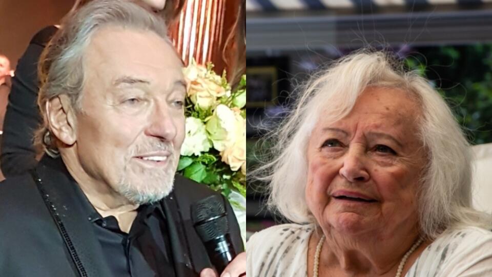 Karel Gott (+80) a Maja Velšicová.