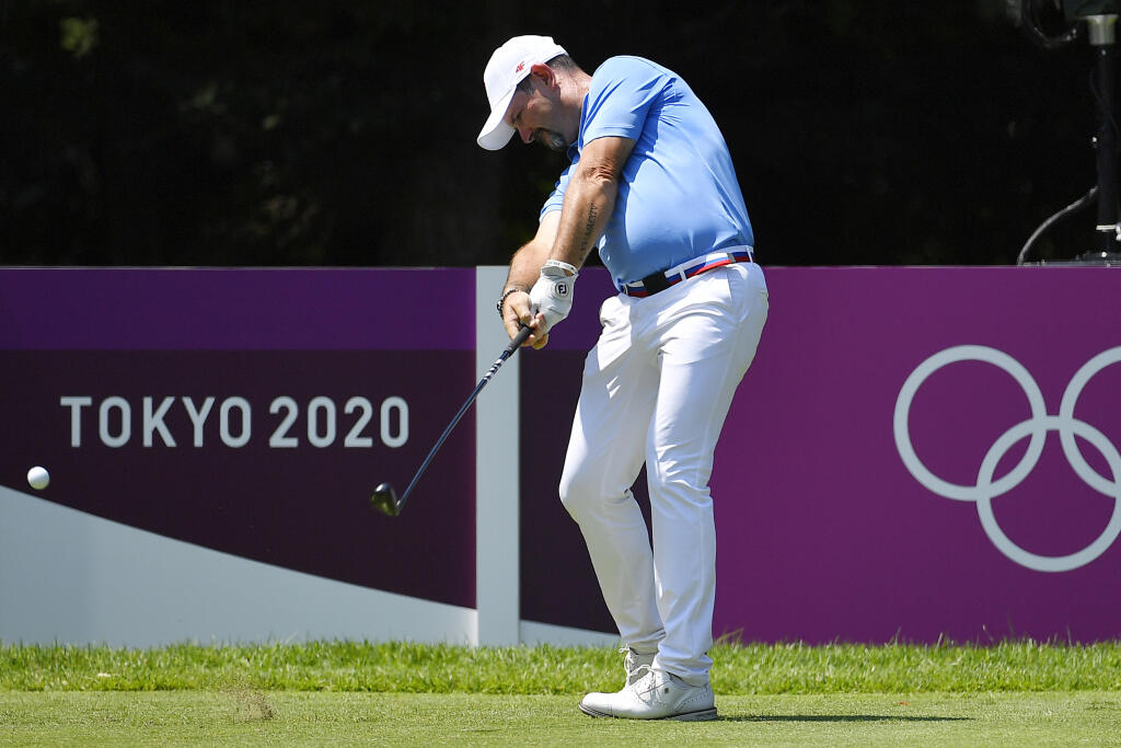Na snímke slovenský golfista Rory Sabbatini vo štvrtom kole turnaja mužov počas XXXII. letných olympijských hier v Tokiu 1. augusta 2021.