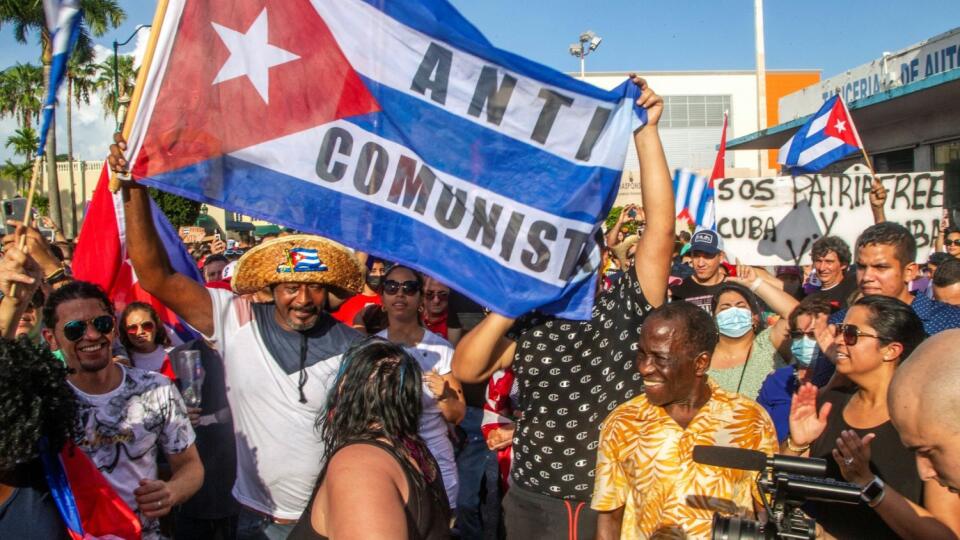 Protesty na Kube