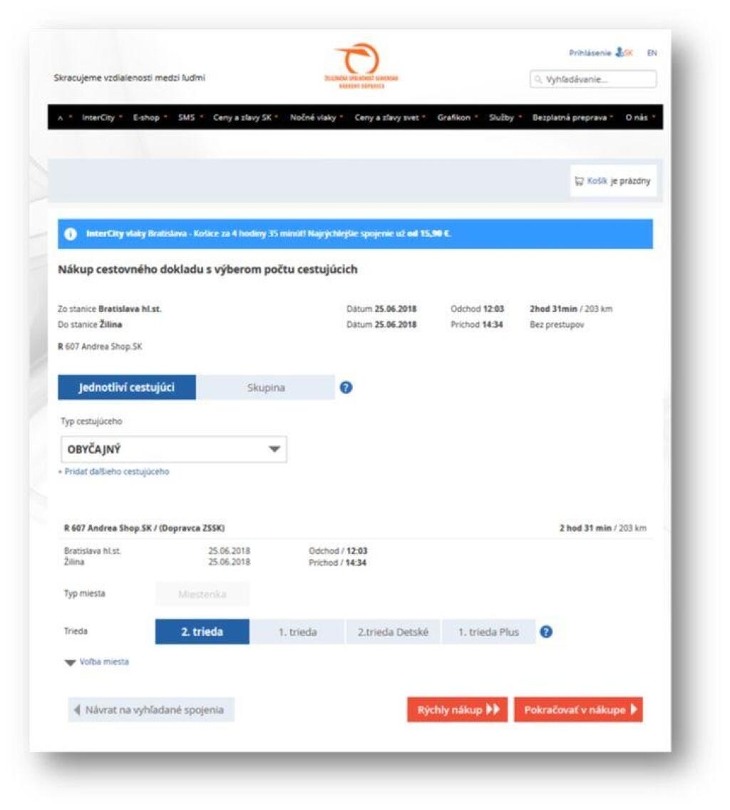 Železnice sľubujú modernejší predaj lístkov cez web a aplikáciu. Pozrite si prvé náhľady