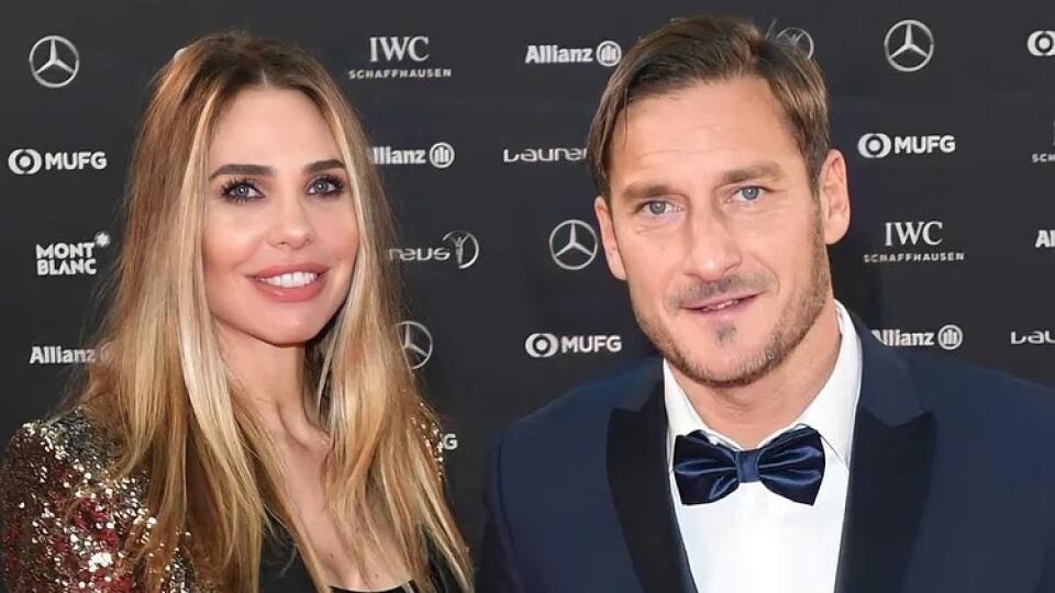 Francesco Totti s bývalou manželkou Ilary.