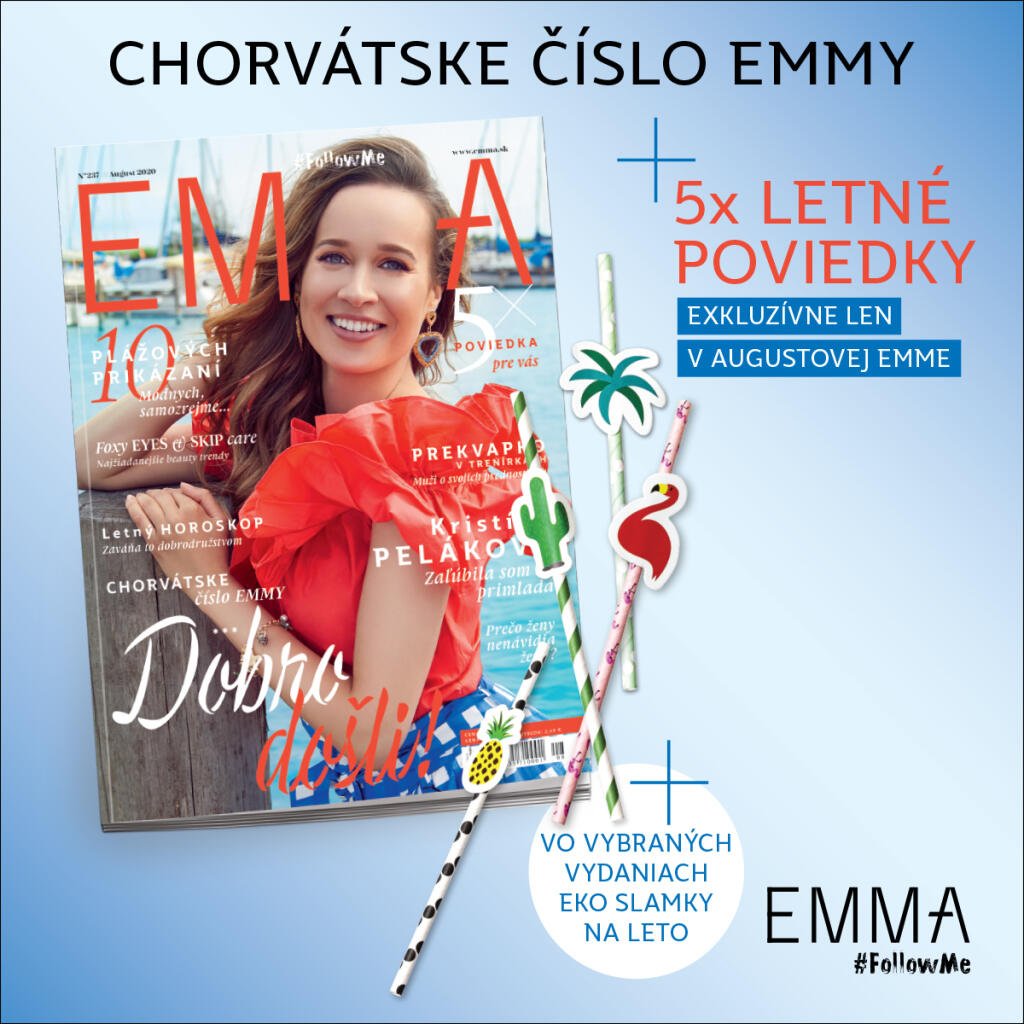 Titulka magazínu EMMA, v ktorej nájdete exkluzívny rozhovor s Belindou Benčičovou.