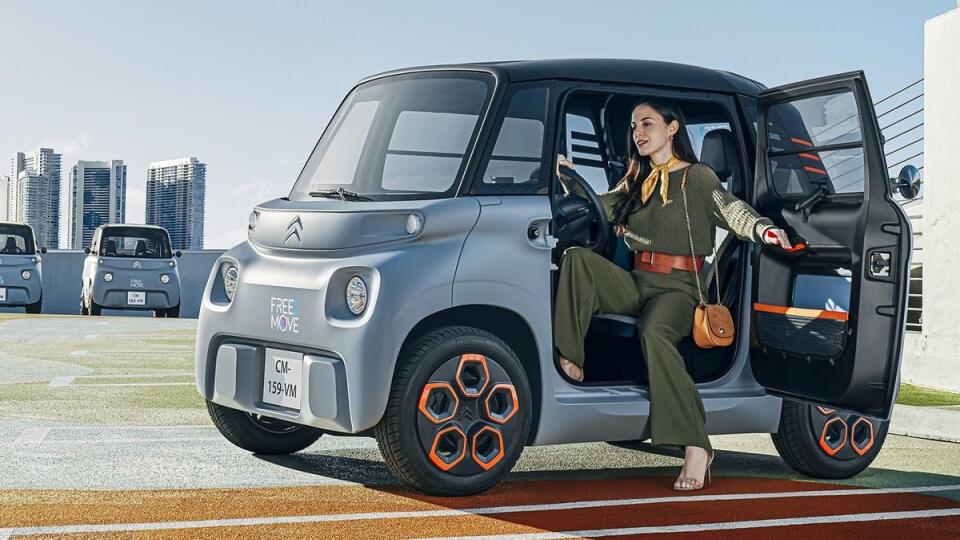 Citroën Ami otvorené dvere