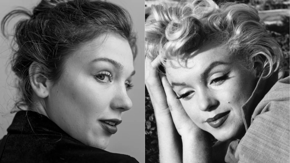 Lesana Krausková a Marilyn Monroe