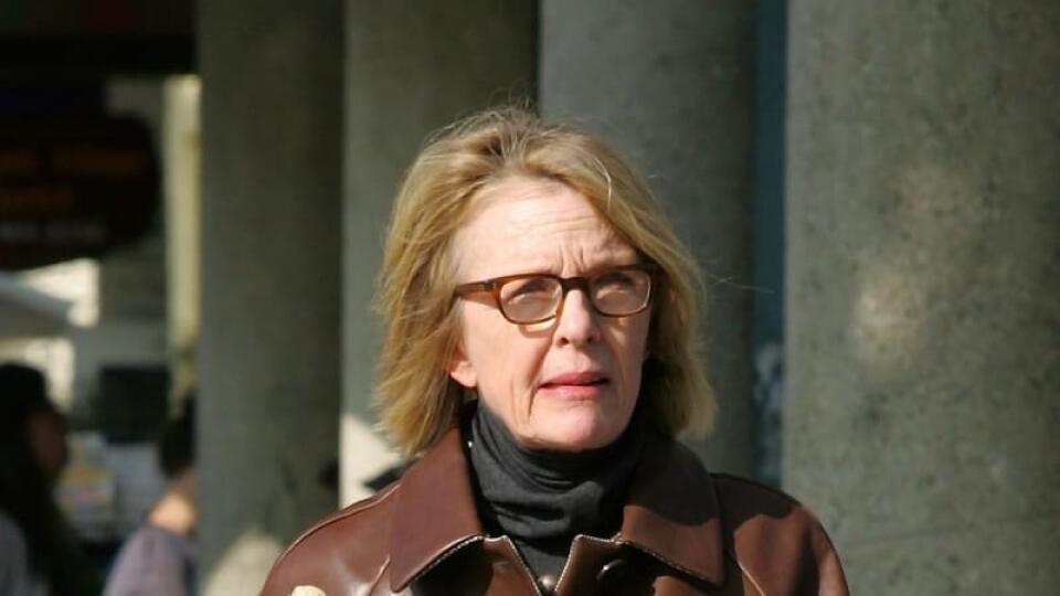Diane Keaton robila spoločnosť deťom v zábavnom parku.