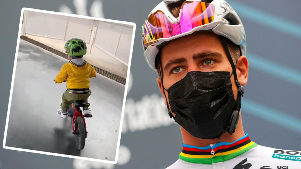Nestáva sa často, že Peter Sagan ukáže fanúšikom svojho synčeka, preto keď sa tak stane, mnohí si povedia: ten ale vyrástol. Slovenský cyklista teraz ukázal, že Marlon po ňom zrejme podedil nejaké vlohy a je celý po ňom.