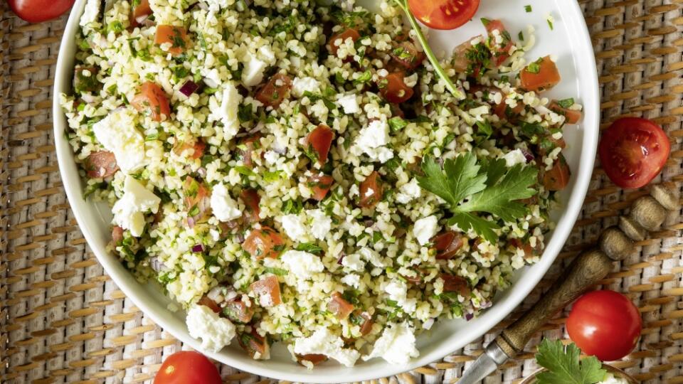 Tabbouleh s bulgurom