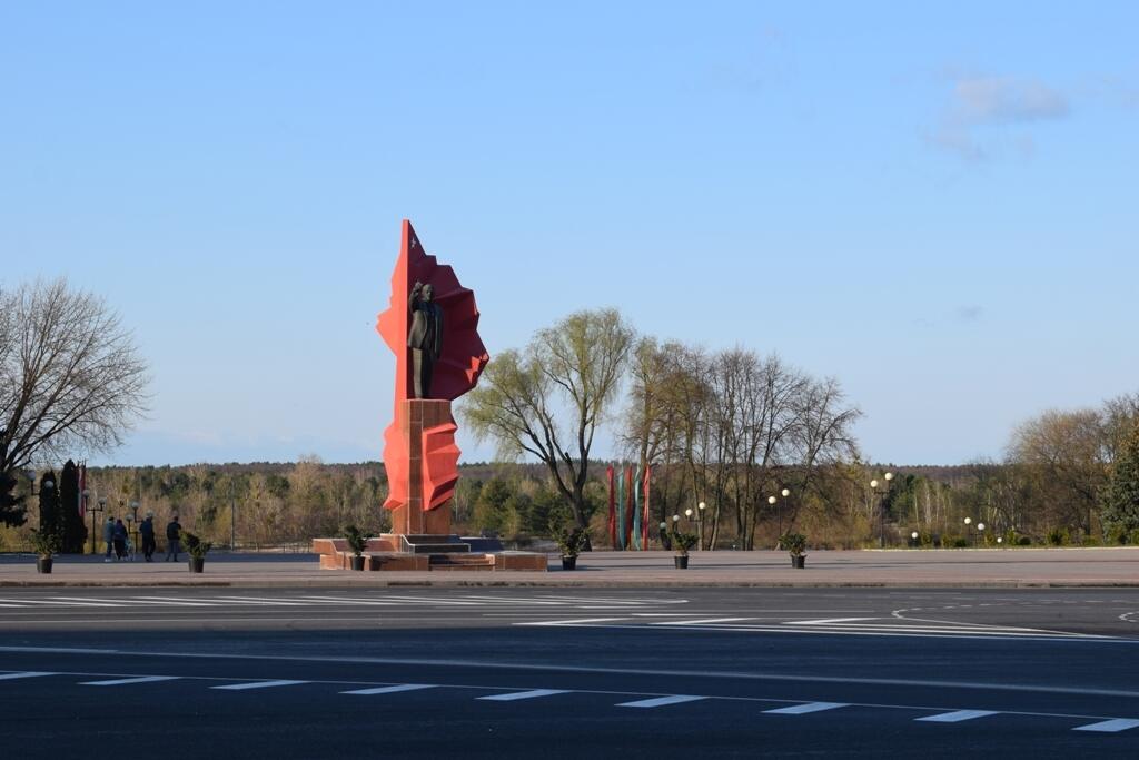 Námestie Lenina, mesto Mozyr
