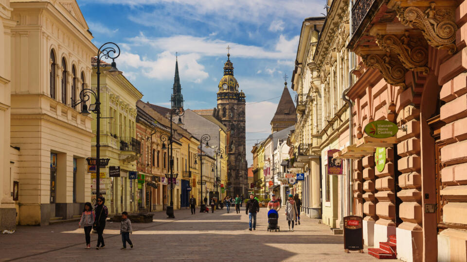 Centrum Košíc je lákadlom najmä pre turistov.