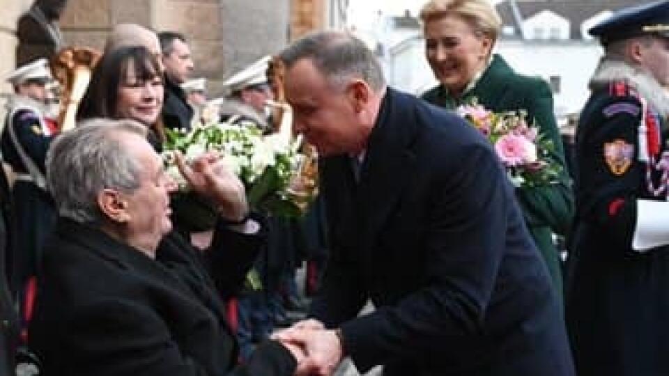 Miloš Zeman a Andrzej Duda.