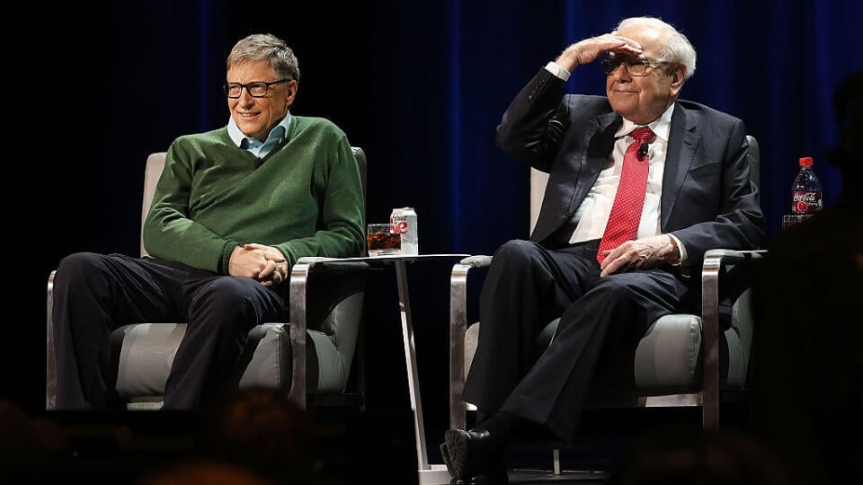 Bill Gates And Warren Buffett Speak At Columbia University