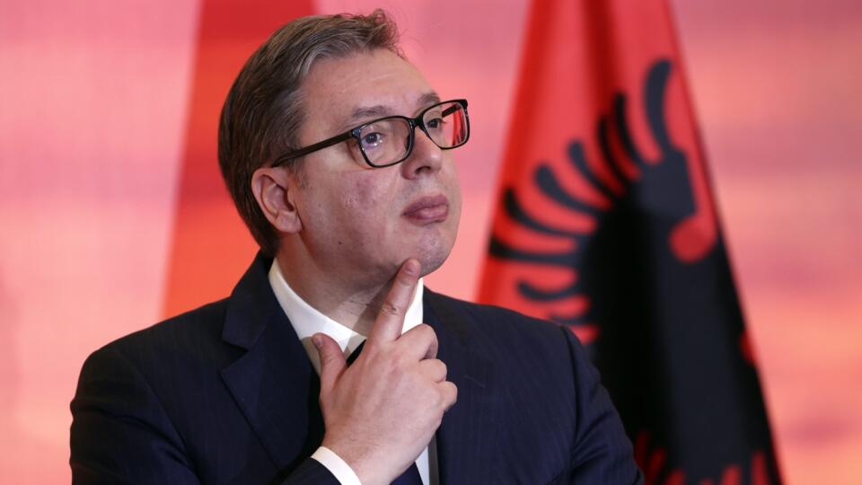 Srbský prezident Aleksandar Vučič.