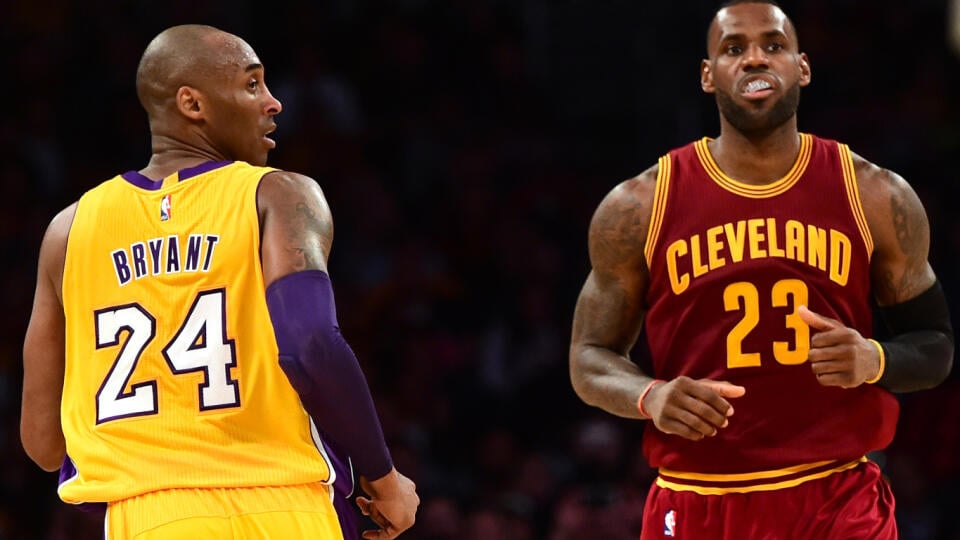 LeBron James a Kobe Bryant