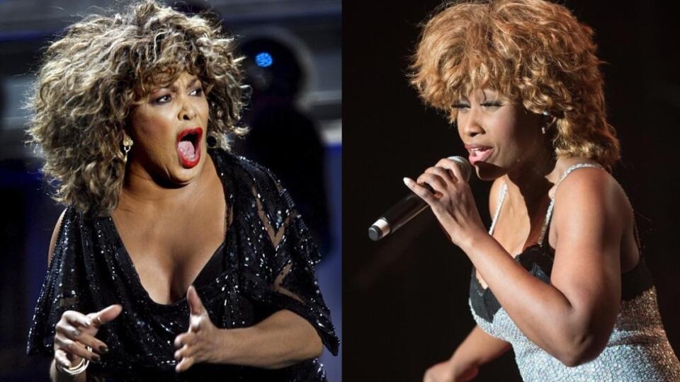 Zľava speváčka Tina Turnerová z roku 2009 a Dorothea "Coco" Fletcherová počas muzikálu Simply the Best - The Tina Turner Story z roku 2017.