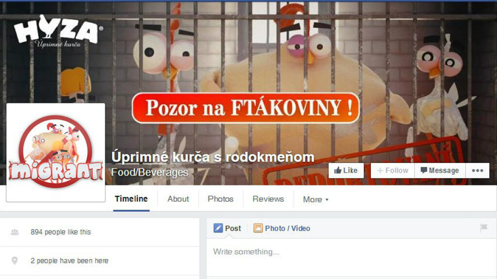 Hyza na webe po tragédii stiahla svoju slepačiu imigrantskú kampaň