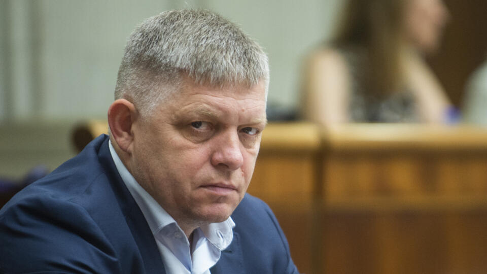 Na snímke poslanec Národnej rady SR Robert Fico (Smer-SD) počas 66. schôdze Národnej rady SR 29. júna 2022 v Bratislave. FOTO TASR - Jakub Kotian