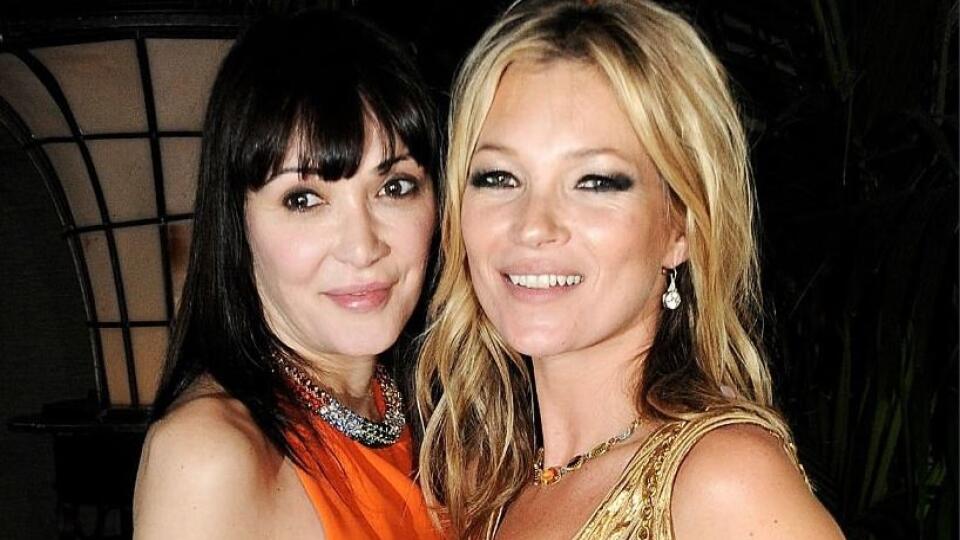 Annabelle Neilson a jej kamarátka Kate Moss.