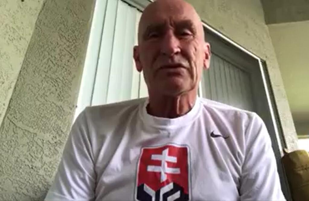 Craig Ramsay vo svojom dome na slnečnej Floride.