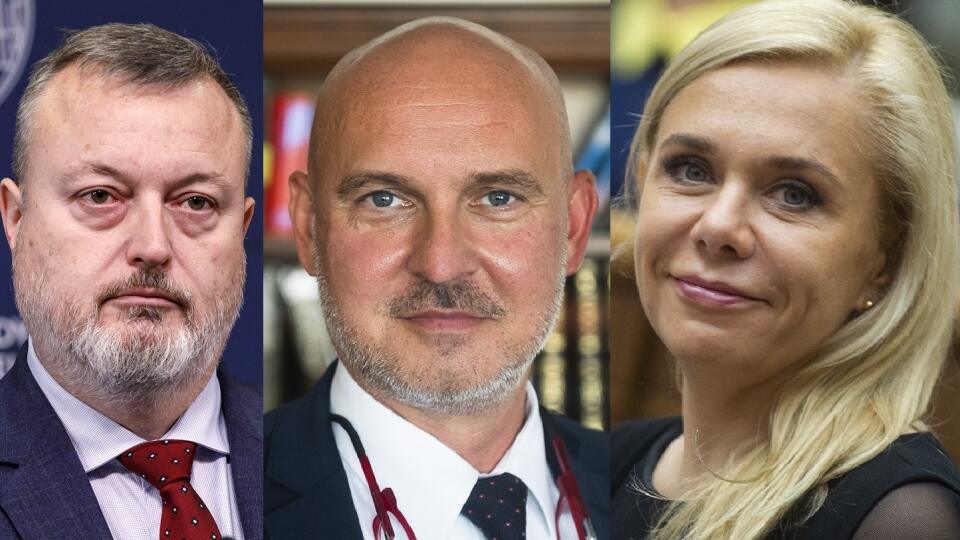 Milan Krajniak, Branislav Gröhling a Denisa Saková.