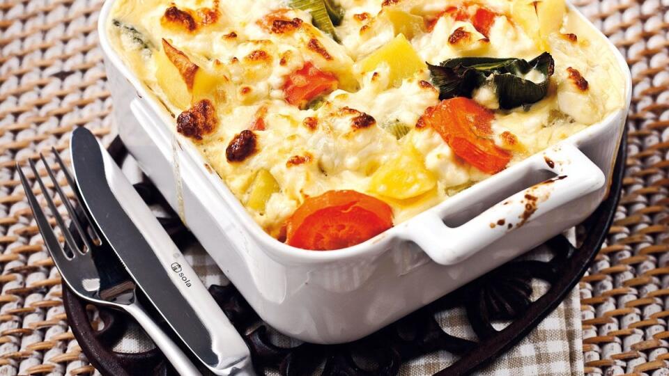 Zapekaná zelenina so syrom feta