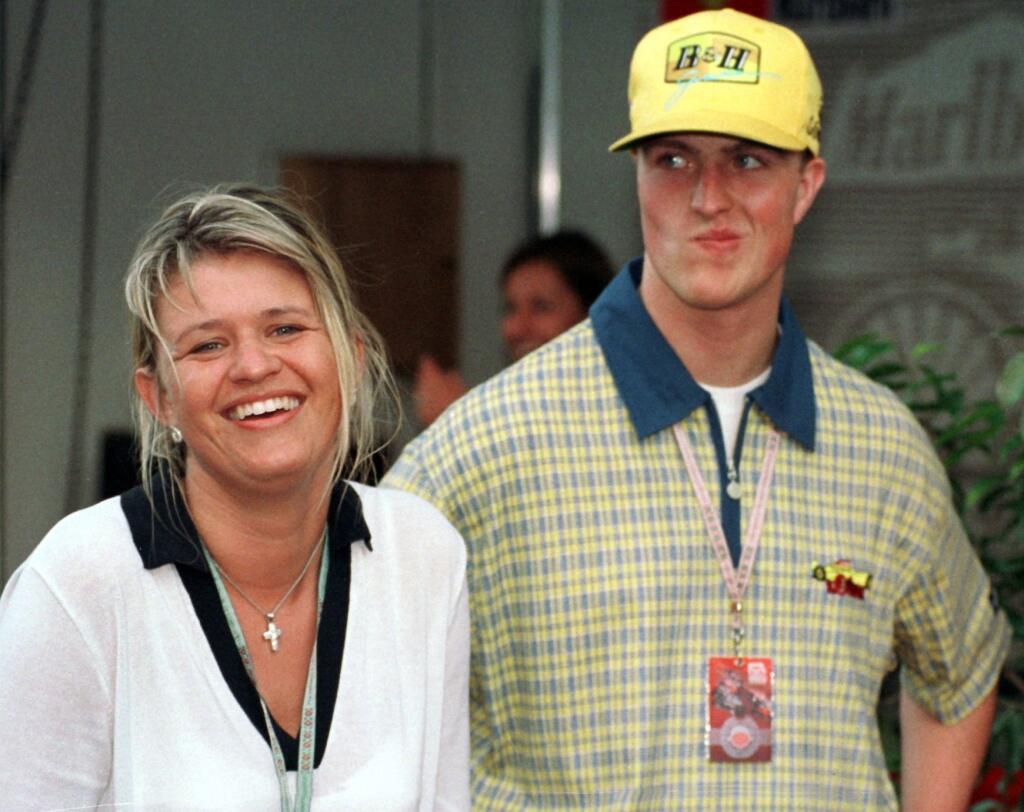 1997 - Corinna Schumacherová nikdy nemla postavu a tvár modelky, ale vedela sa udržať vo forme.