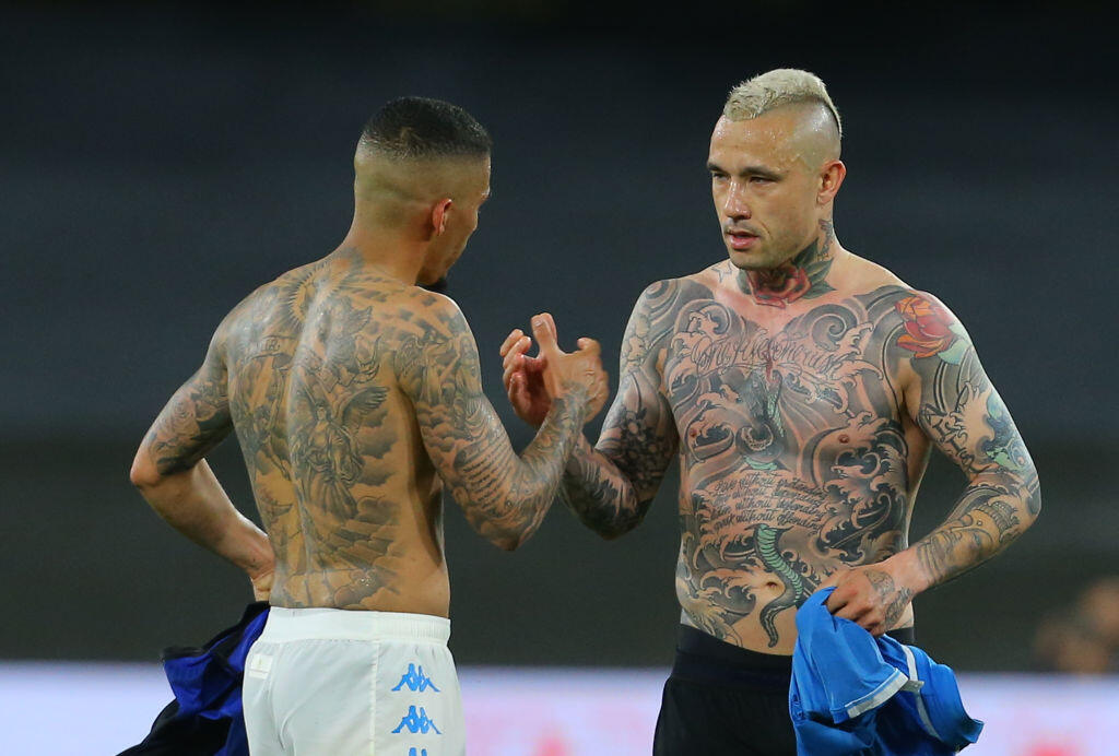 Allan a Radja Nainggolan.