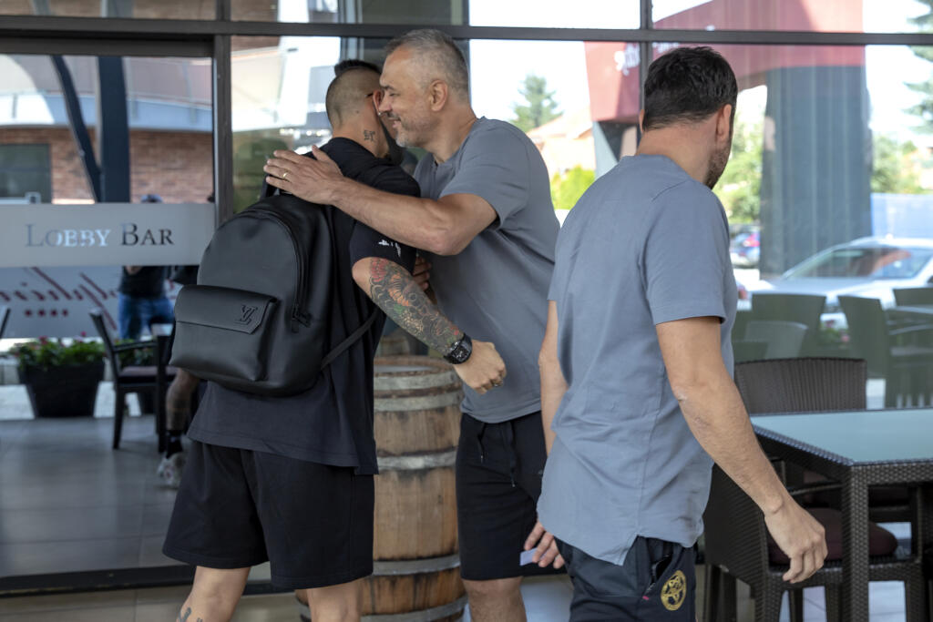 Príchod futbalistu Marka Hamšíka na reprezentačný zraz v Senci.