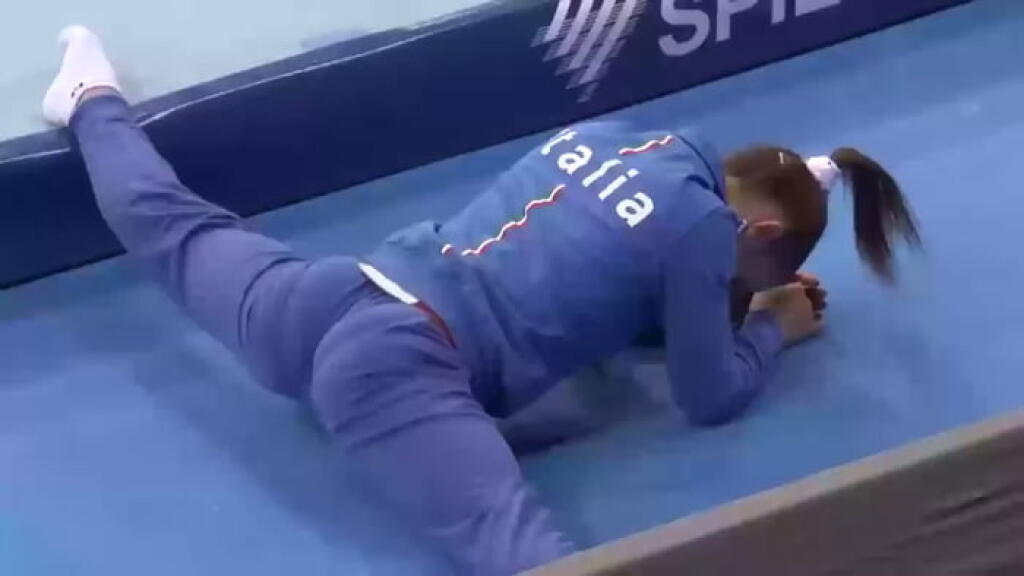 Takto sa počas olympiády rozcvičovala Talianka Meneghi.