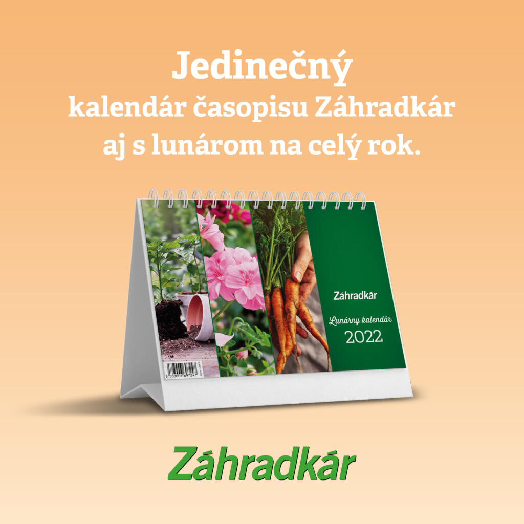 Jedinečný kalendár časopisu Záhradkár