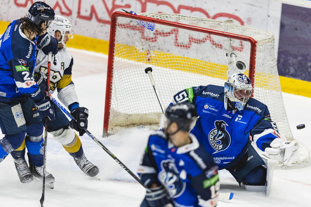 Zápas 21.kola hokejovej Tipos Extraligy medzi HC Slovan Bratislava a HK Poprad.