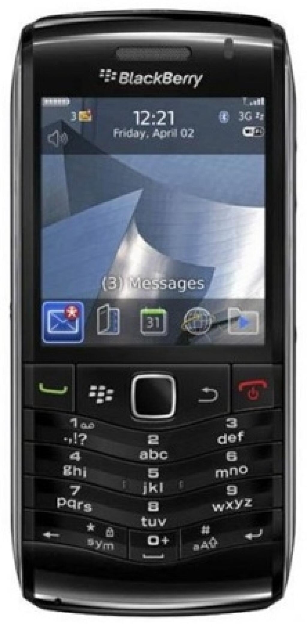 BlackBerry Pearl 3G 9105: Netradičná ostružina
