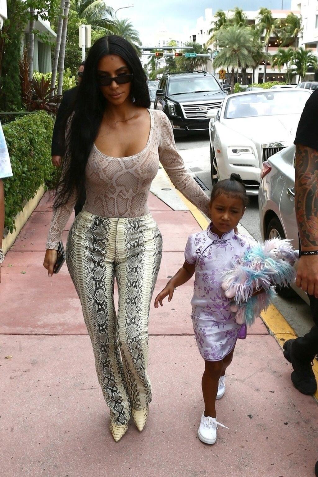 Kim Kardashian s dcérkou North West