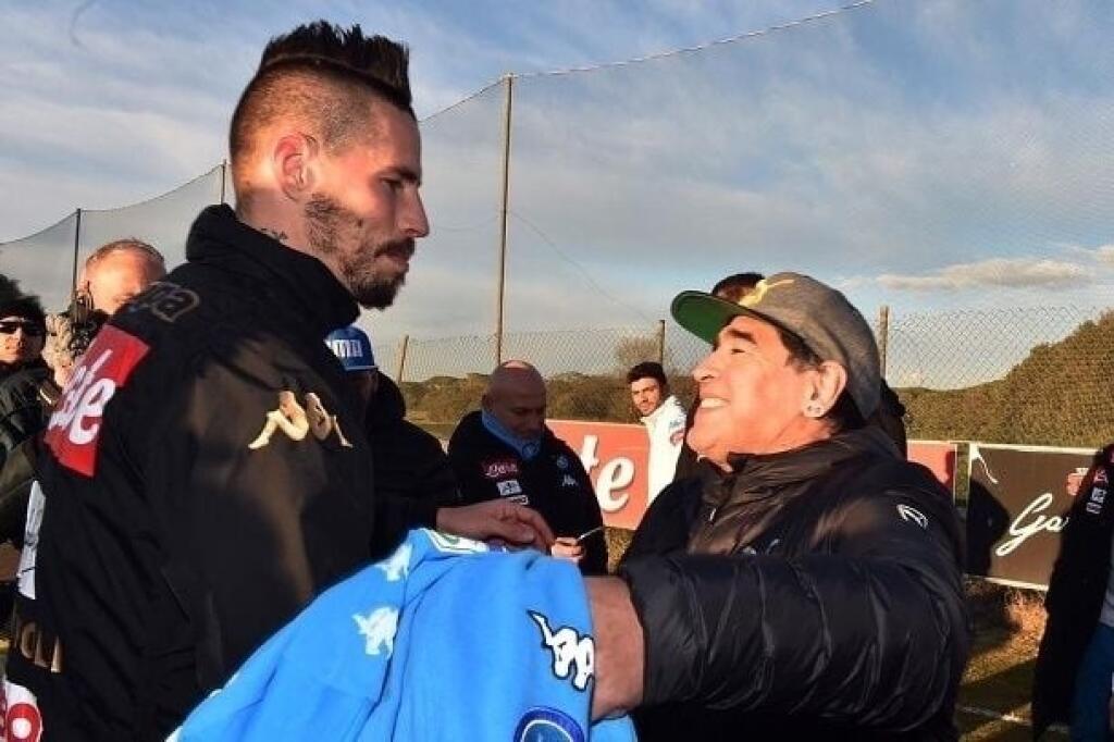 Hamšík a Maradona