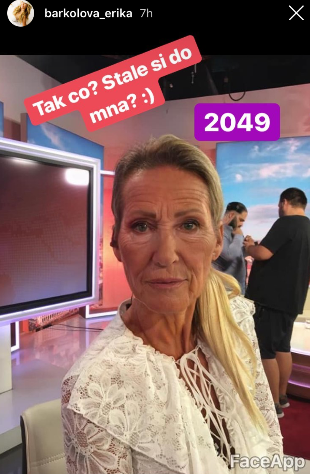 Moderátorka Erika Barkolová.