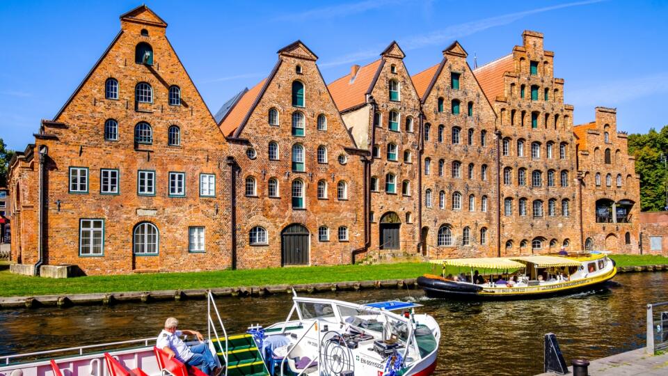Lubeck,,Germany,-,September,4:,Historic,Buildings,At,The,Old
