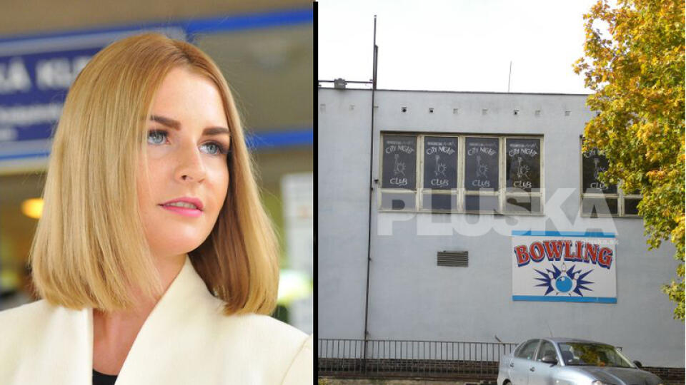 Podľa svedkov sa Kate Zemanová zúčastnila porno párty ako komparzistka. Vpravo: Vyhlásená erotická/porno diskotéka je na 1. poschodí betónovej budovy, vstrede sídliska Zličín. Ľudia z činžiakov okolo ani len netušia, aká zábava tam v noci kvitne...