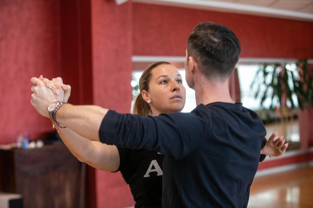 Dominika Cibulková nás pustila na jeden zo svojich tanečných tréningov. Takto to na ňom vyzeralo.