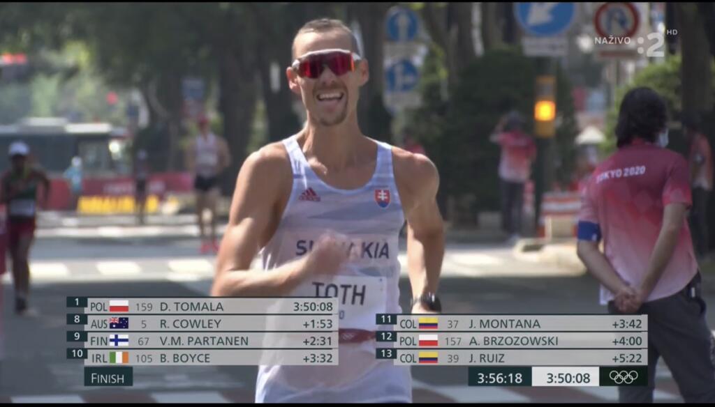 Matej Tóth prichádzal do cieľa pretekov s malým úsmevom na tvári.