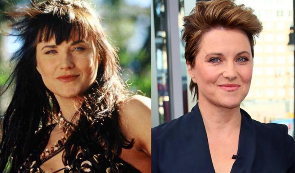 Lucy Lawlessová ako bojovníčka Xena a dnes.