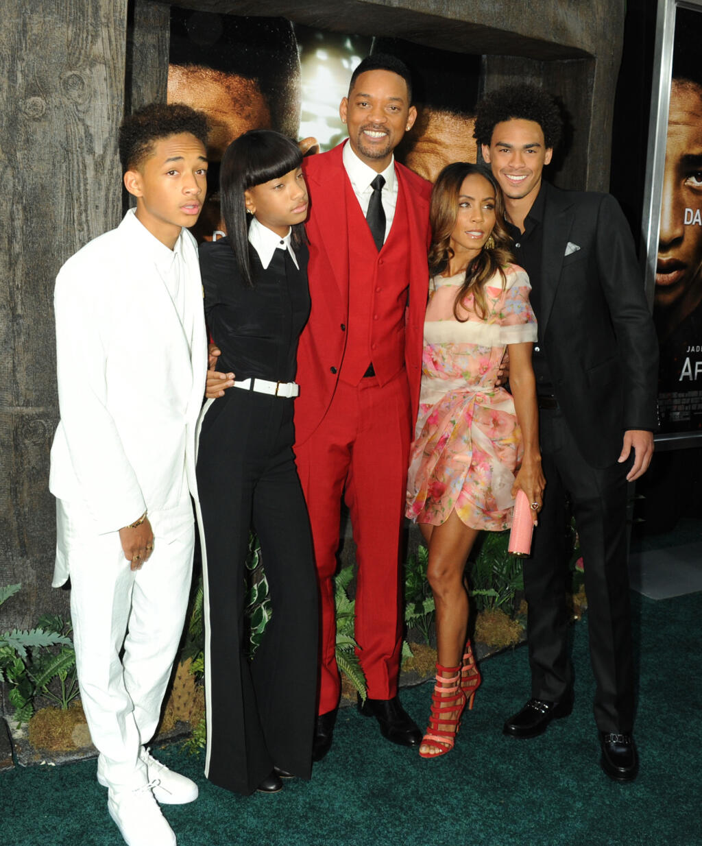 Will Smith s maželkou Jadou a deťmi.