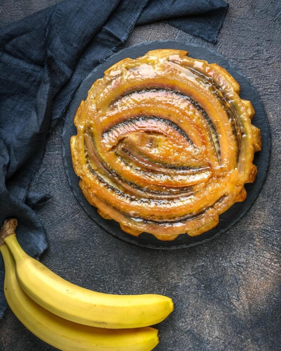Banánový tarte tatin