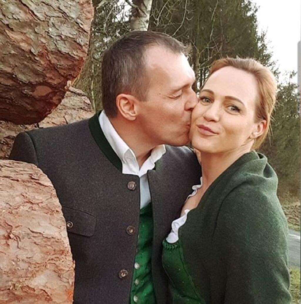 Adriana Poláková s priateľom Christianom.