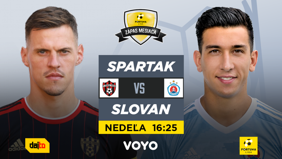 Ligové derby medzi Trnavou a Slovanom si môžete pozrieť aj na DAJTO alebo VOYO