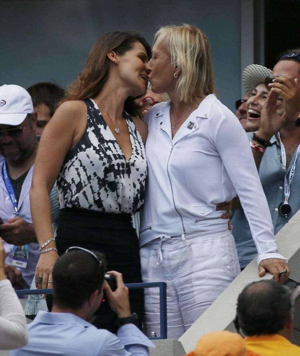 Legendárna tenistka Martina Navrátilová sa svojou sexuálnou orientáciou nikdy netajila.