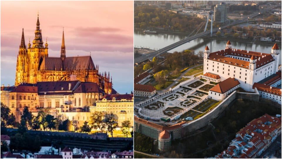 Pražský a bratislavský hrad