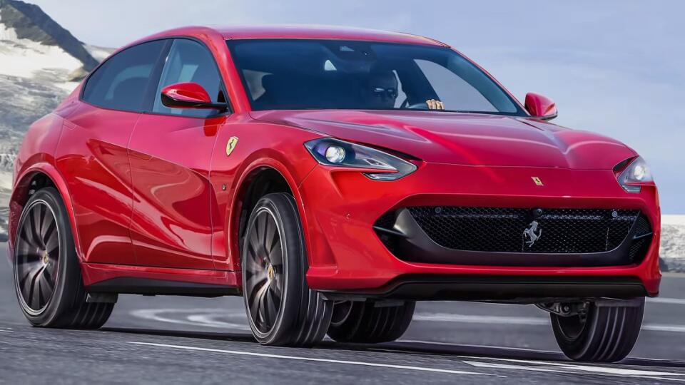 Maranello okrem nového roadsteru pripravuje aj čosi dôležitejšie, svoje úplne prvé SUV. Malo by ísť o najrýchlejšie vozidlo segmentu. Produkt  s údajným označením Purosangue má mať dvakrát prepĺňaný osemvalec s hybridnou asistenciou, pričom jeho celkový výkon prekoná aj Lamborghini Urus. Očakávať teda môžeme porciu blížiacu sa k hranici 700 koní.