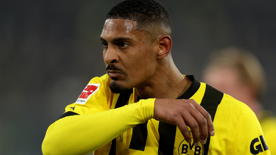 Sebastien Haller počas súťažného návratu proti Augburgu.