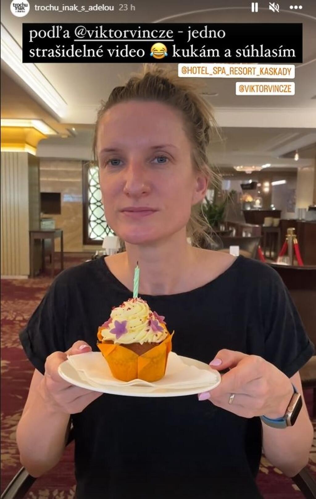 Adela Vinczeová oslávila 42. narodeniny na hoteli - romanticky s manželom Viktorom.