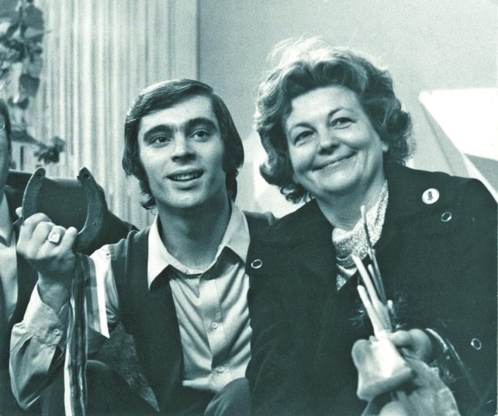 Hilda Múdra a Ondrej Nepela...